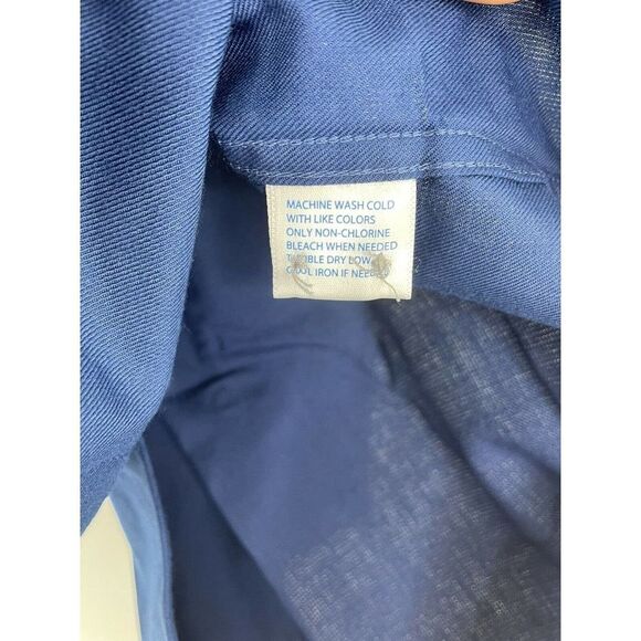 Southern Tide Performance Axe Embroidered Button Mens Long Sleeve Shirt Medium - Picture 8 of 8